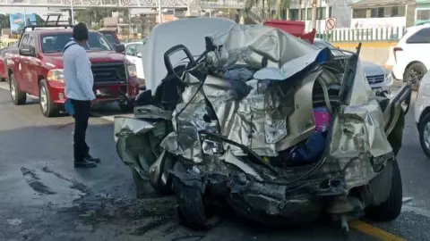 Accidente en el Paso Exprés