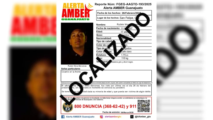 Localizan sin vida a Rubén Mora Bárcenas, menor reportado desaparecido en San Felipe, Guanajuato: esto sabemos