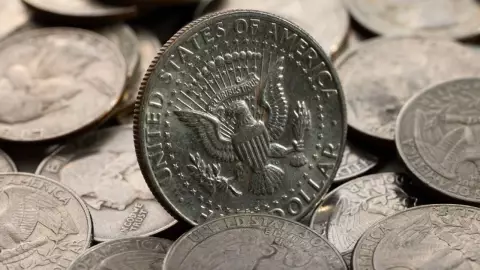 monedas de dólar