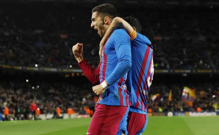 Ferran Torres con Barcelona