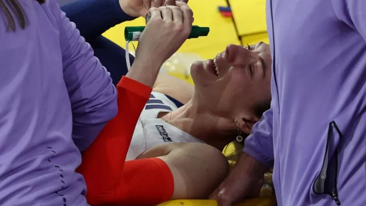 VIDEO Así fue la fractura expuesta de Margot Chevrier tras un salto fallido en el Mundial de Atletismo