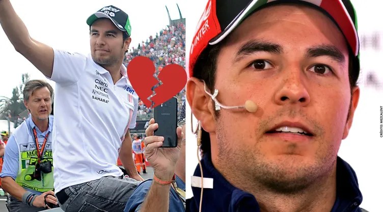 De esta manera exponen infidelidad del piloto Checo Pérez.