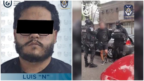 Luis Enrique, presunto líder de la organización criminal “Los Molina”, fue detenido.