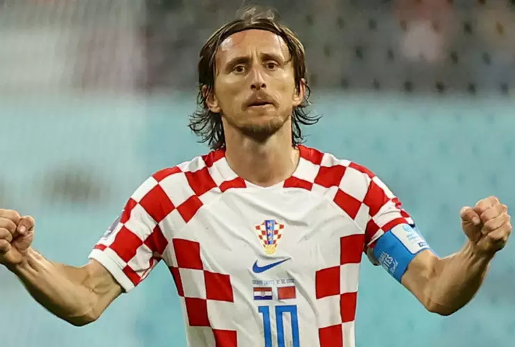 Luka Modric, jugador de Croacia