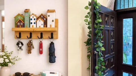 Puerta con decoración