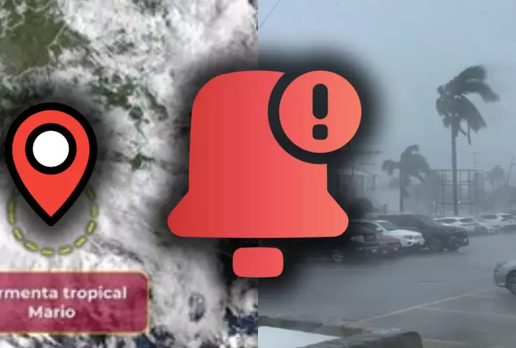 ¡Alerta, Pacífico! Se forma la Tormenta Tropical ‘Mario': Esta es su ubicación EXACTA hoy 12 de septiembre de 2025
