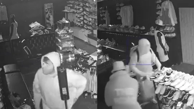 El robo de tenis ocurrió en una tienda en Cholula, Puebla.