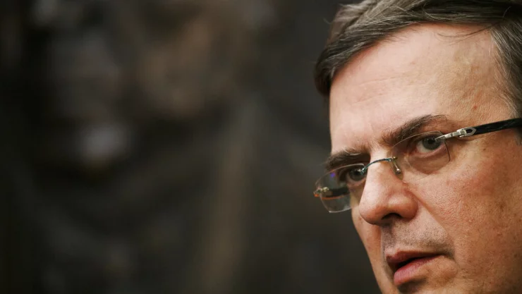 El canciller mexicano Marcelo Ebrard viajó a Washington D. C. para intentar neutralizar la amenaza de Trump de imponer aranceles a México. Imagen: AP