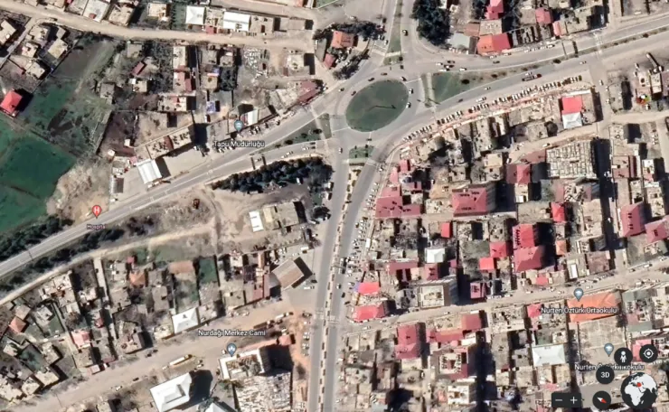 Cómo se ve desde el espacio zona de desastre tras sismos en Turquía