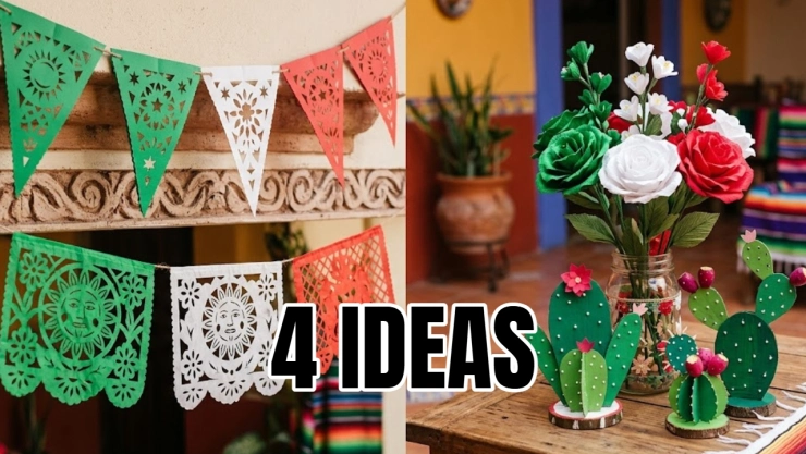 4 manualidades fáciles para adornar la casa este 15 de septiembre y darle un toque muy mexicano