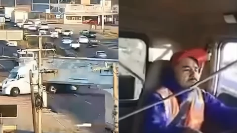 choque entre torton y traíler en Irapuato