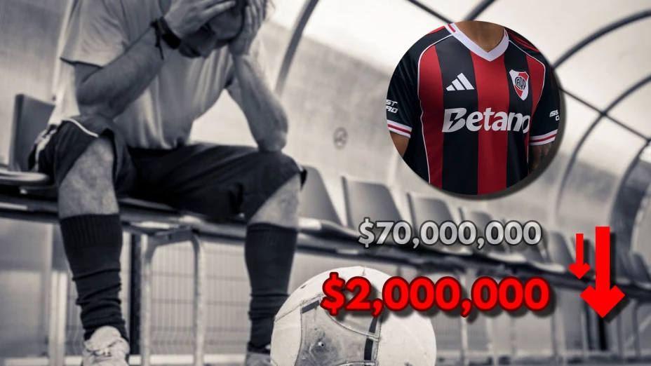 Fue burla en Sudamérica, hoy no vale nada pero aún así River Plate lo busca