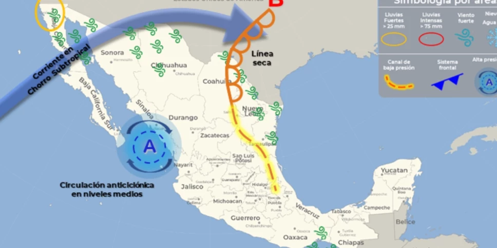clima mexico 23 diciembre