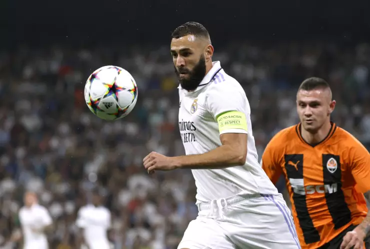 Karim Benzema con el Real Madrid