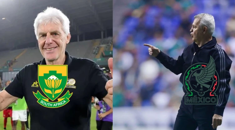 Sudáfrica contra Javier Aguirre de México