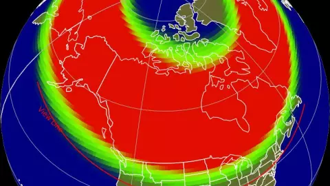 Tormenta solar: Las auroras boreales dirán presentes en la siguiente sección del continente