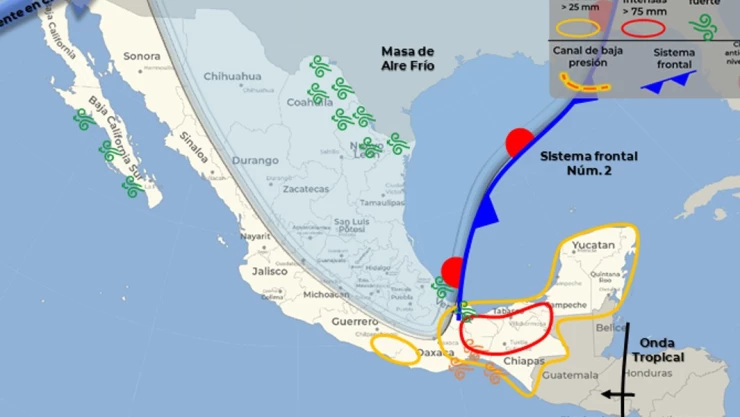 clima mexico 7 de octubre