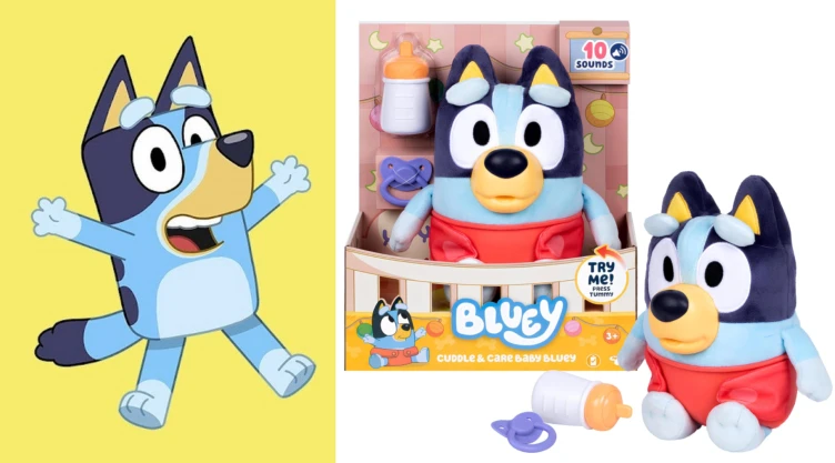 4 juguetes educativos de Bluey; ideales para niños de 3 a 5 años