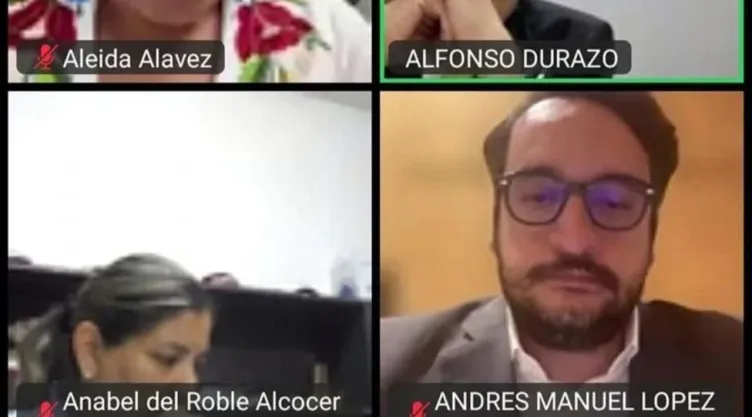 Andy López beltrán en zoom