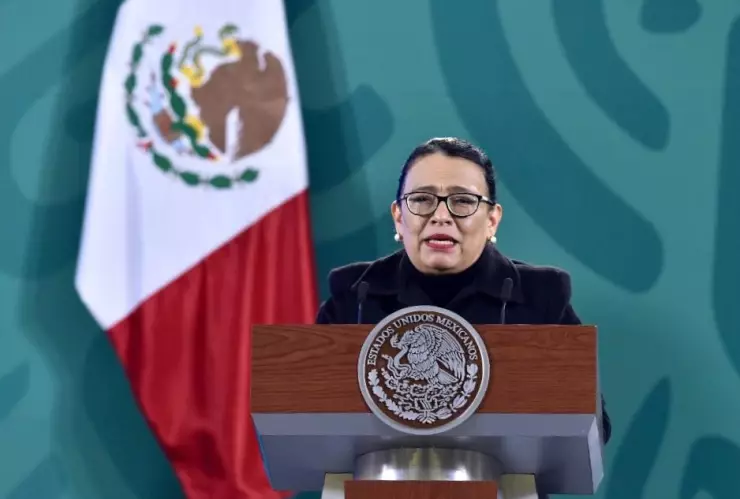 La secretaria de Seguridad y Protección Ciudadana, Rosa Icela Rodríguez.