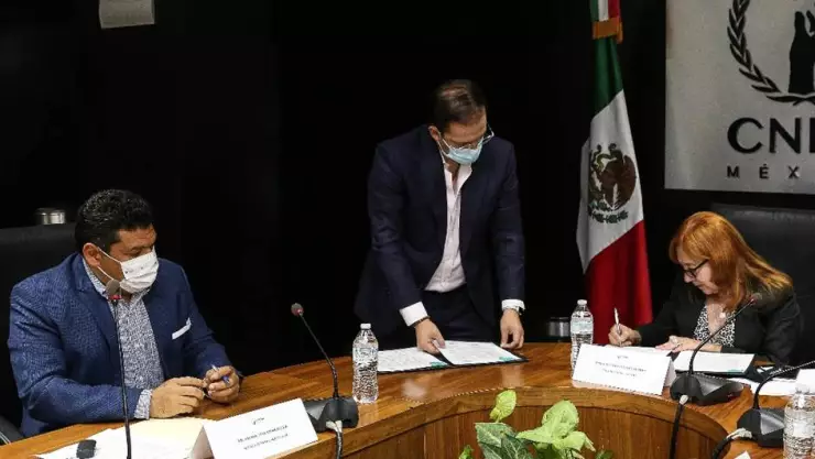 Firma convenio CNDH y Bienestar