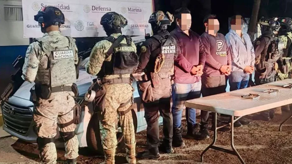 Tres detenidos en Culiacán