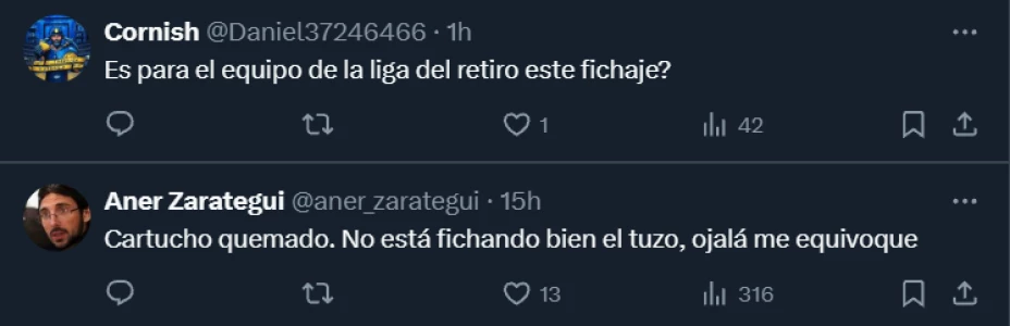 Comentarios sobre Quiñones
