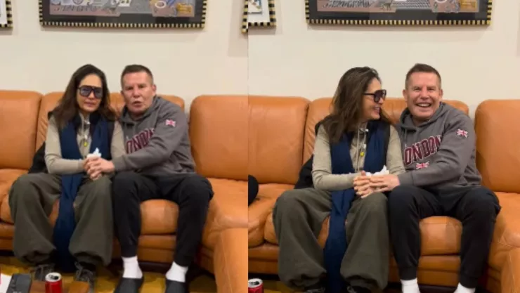 Yolanda Andrade y Julio César Chávez