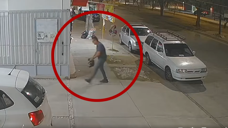 Hombre abandona a un gatito afuera de veterinaria en León, 1 de abril 2025.png