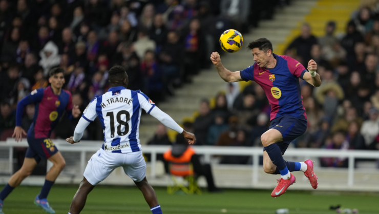 Robert Lewandowski ante Real Sociedad