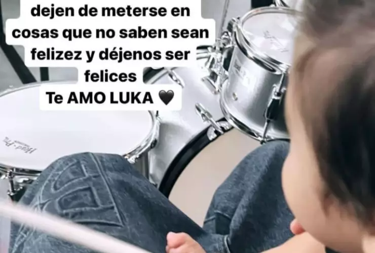 Santa Fe Klan y su hijo Luka.