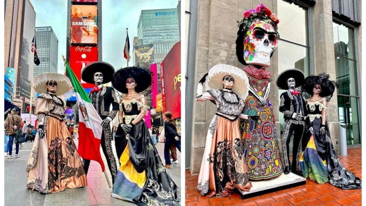 Nueva York procesión Día de Muertos