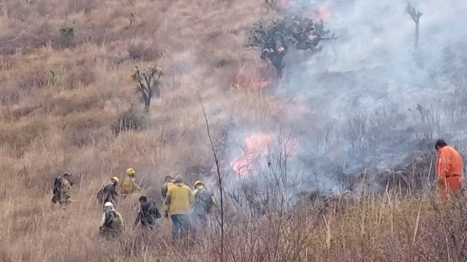 Fuera de control incendio en la Siierra de Guadalupe 2.jpg