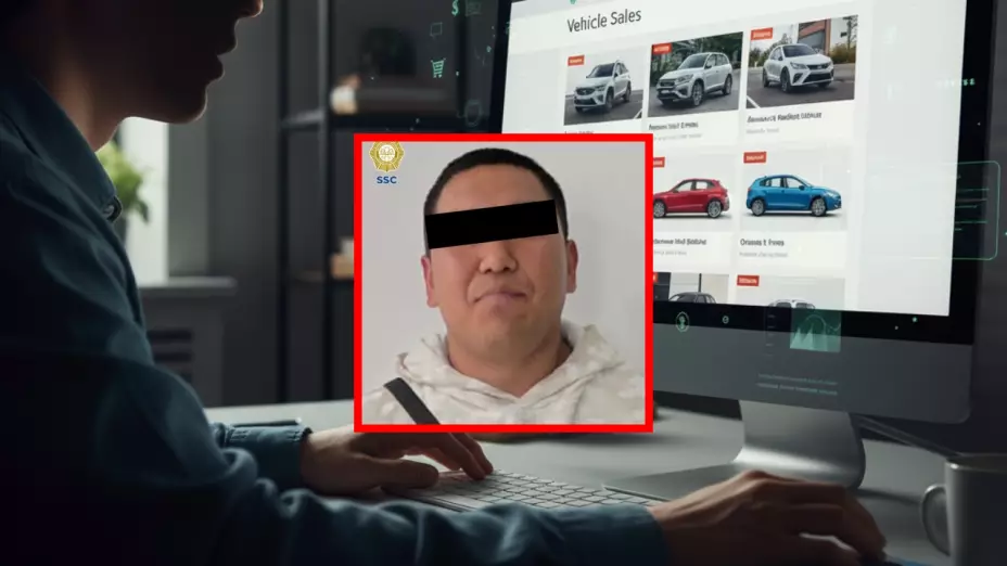 Vendedor ofrecía un vehículo robado en CDMX.