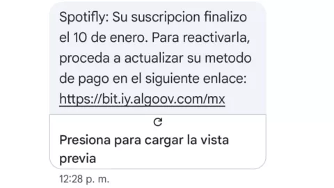 Estafa suscripción musical: ¿Cómo detectar un mensaje falso? Tips para protegerse