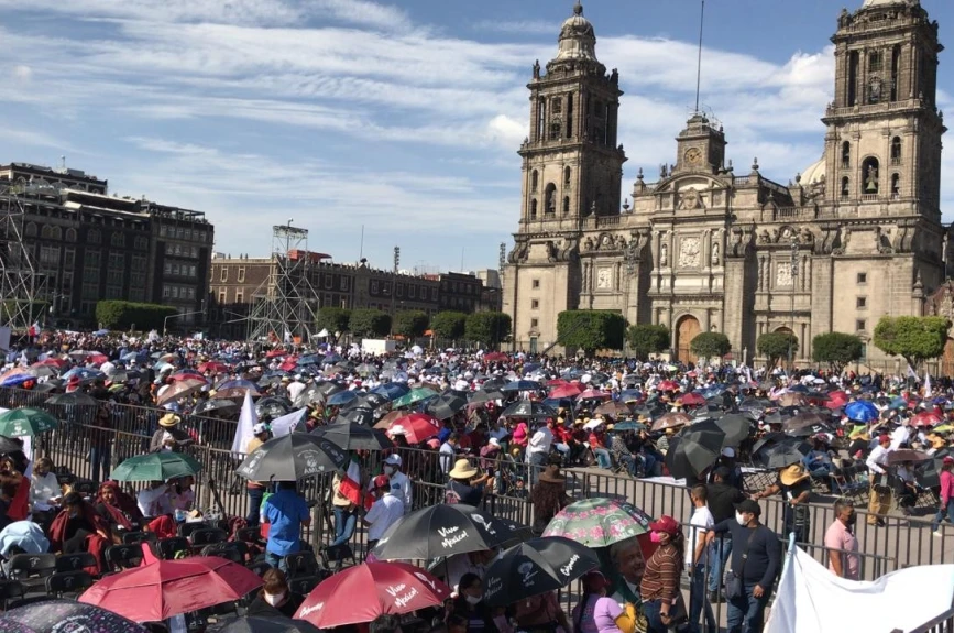 140 mil personas se reunieron para escuchar el Informe de Gobierno.