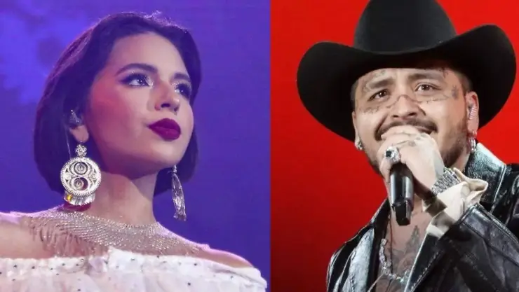 Christian Nodal y Ángela Aguilar