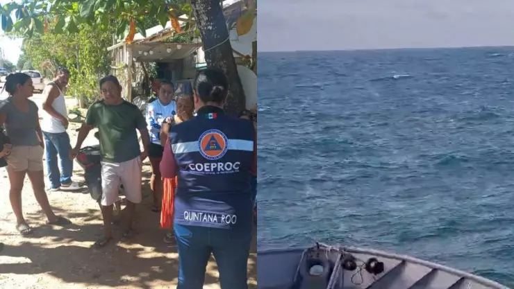 Continúa la búsqueda y rescate de una embarcación en Holbox