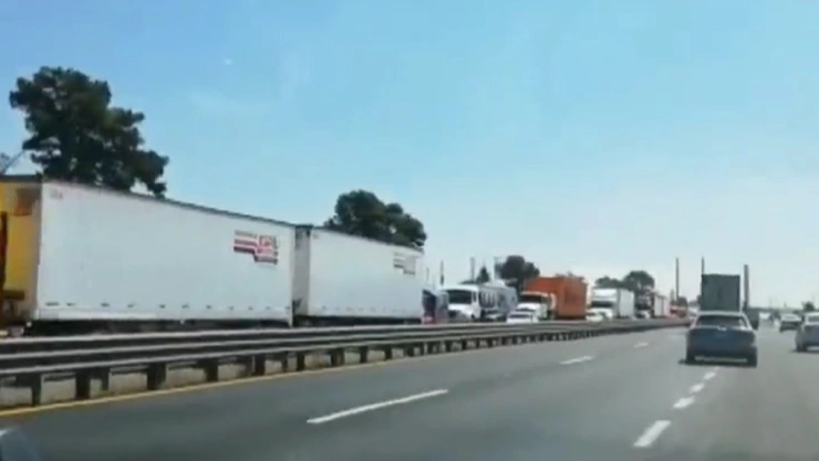 tráfico autopista méxico puebla