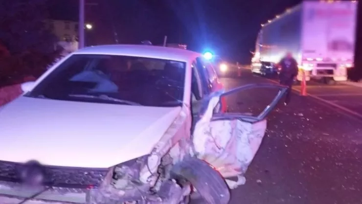 Brutal accidente en la carretera San Salvador el Seco-Azumbilla este 19 de marzo de 2025 deja vehículo destrozado
