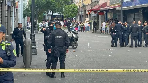 Balacera en Centro Histórico cdmx