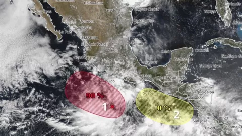 Formación de Dalila en el Pacífico