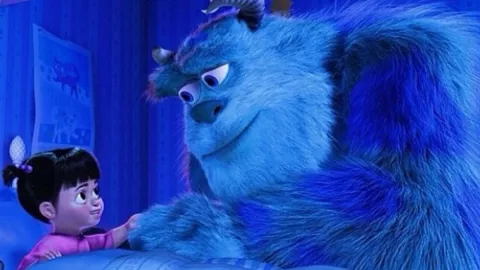 ¿Qué escena fue cambiada en Monsters Inc. tras su estreno? 