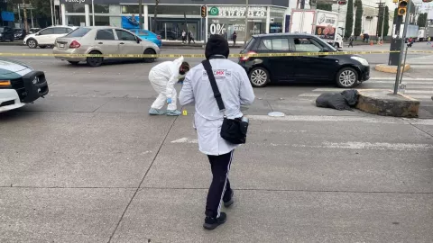 Una mujer de alrededor de 30 años falleció luego de que un conductor de un camión la atropelló en calles de la CDMX