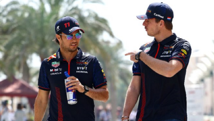 Max Verstappen se sinceró sobre su relación con Checo Pérez