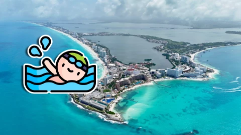 ¡Disfruta del sol y el mar! Estas son las playas de Cancún aptas para nadar este 13 de marzo.webp