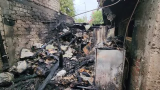 Ramón y su perro escaparon de un incendio en su casa, en Los Mochis