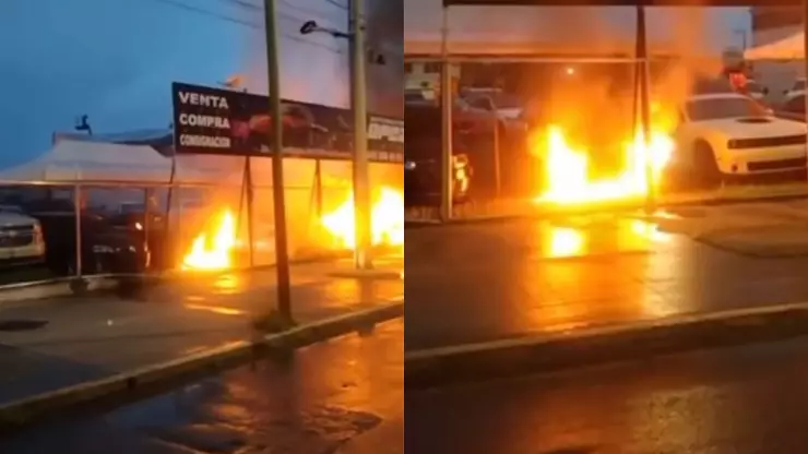 Incendian autos de lujo en Aguascalientes hoy 1 de julio 2025; ¿cómo ocurrió