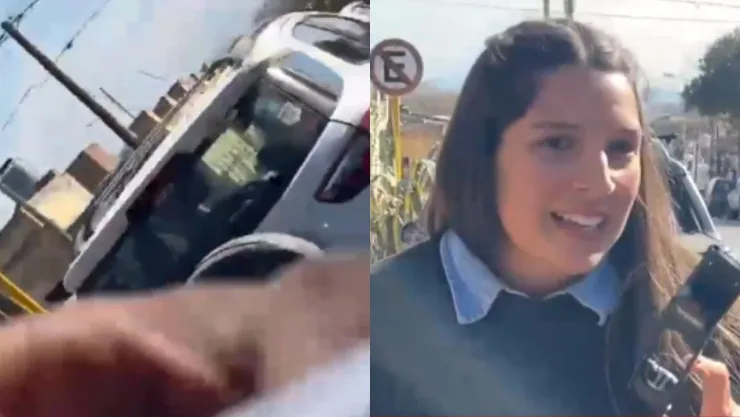VIDEO | ¡Imágenes fuertes! Reportera y camarógrafo son asaltados en plena calle durante transmisión EN VIVO en Argentina