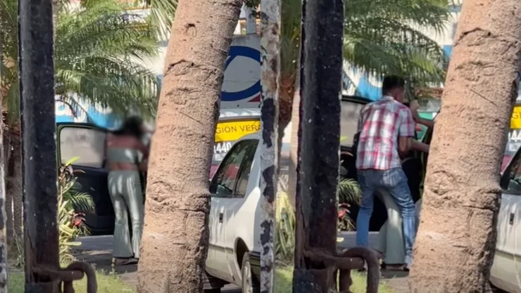 Graban pelea entre dos mujeres en Veracruz